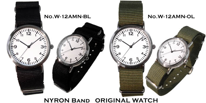 カジュアル-ナイロンバンド腕時計 オリジナル時計製作－刻むクロノス_ 