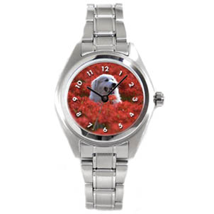 犬の写真入りオリジナル腕時計