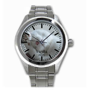 猫の写真入りオリジナル腕時計