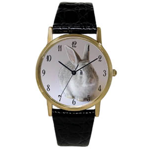 うさぎの写真入りオリジナル腕時計